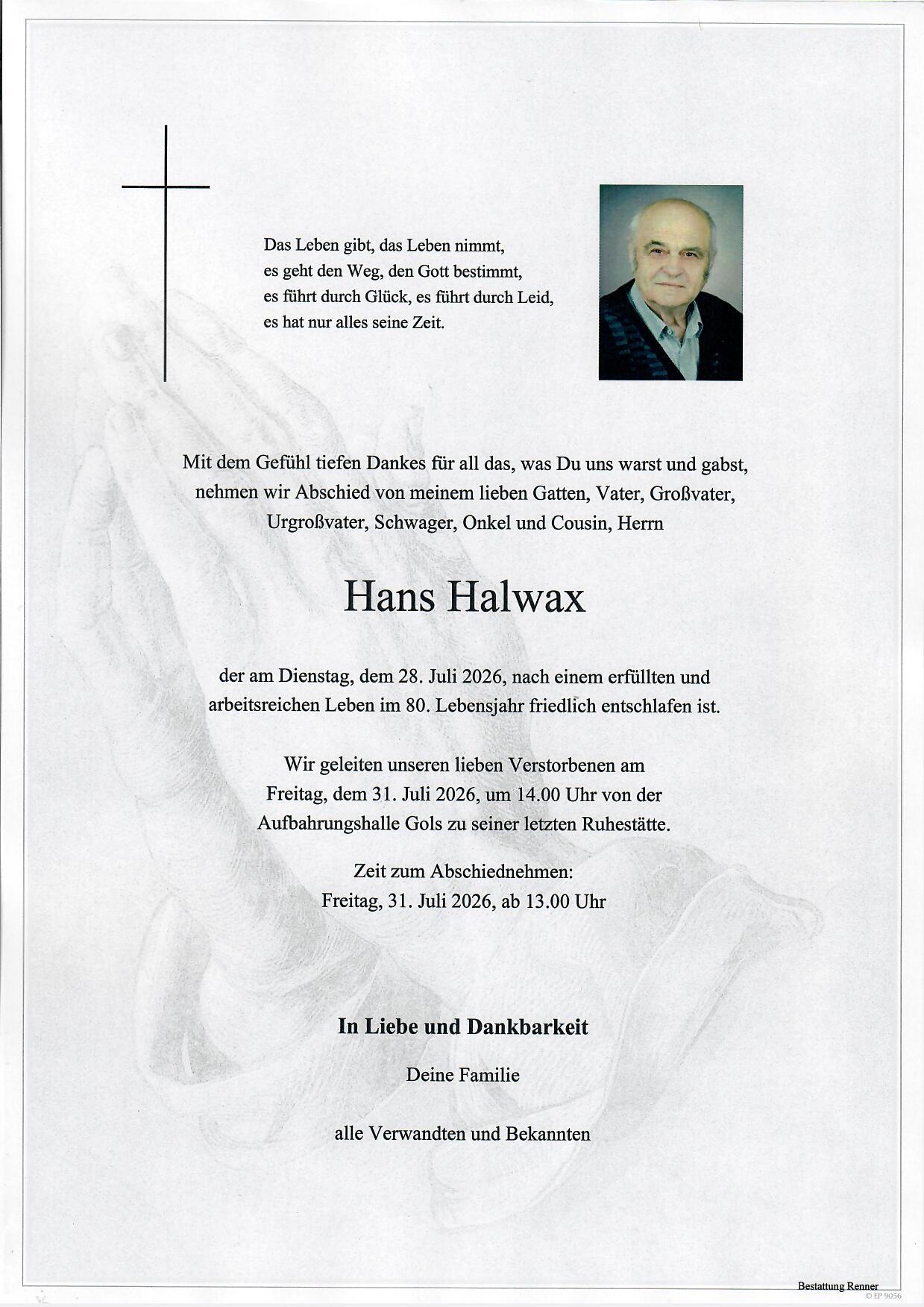 Parte Hans Halwax